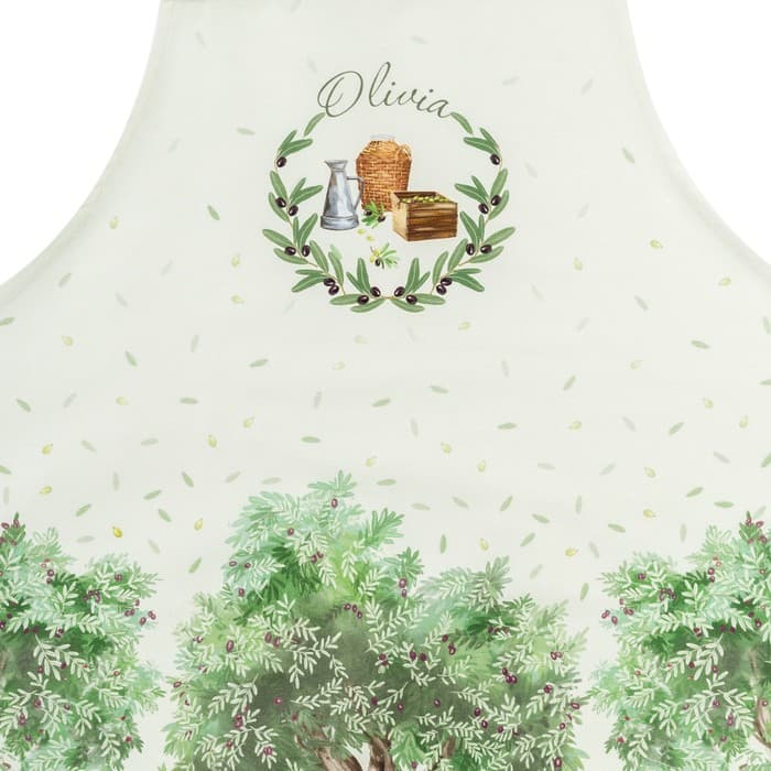 Фартук кухонный «Этель» Olivia, 70×60 см, 100% хлопок, саржа 190 г/м²