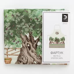 Фартук кухонный «Этель» Olivia, 70×60 см, 100% хлопок, саржа 190 г/м²