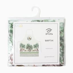 Фартук кухонный «Этель» Olivia, 70×60 см, 100% хлопок, саржа 190 г/м²