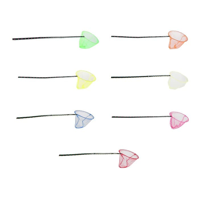 Сачок детский, ручка чёрный горох, 90 см, d=28 см, МИКС