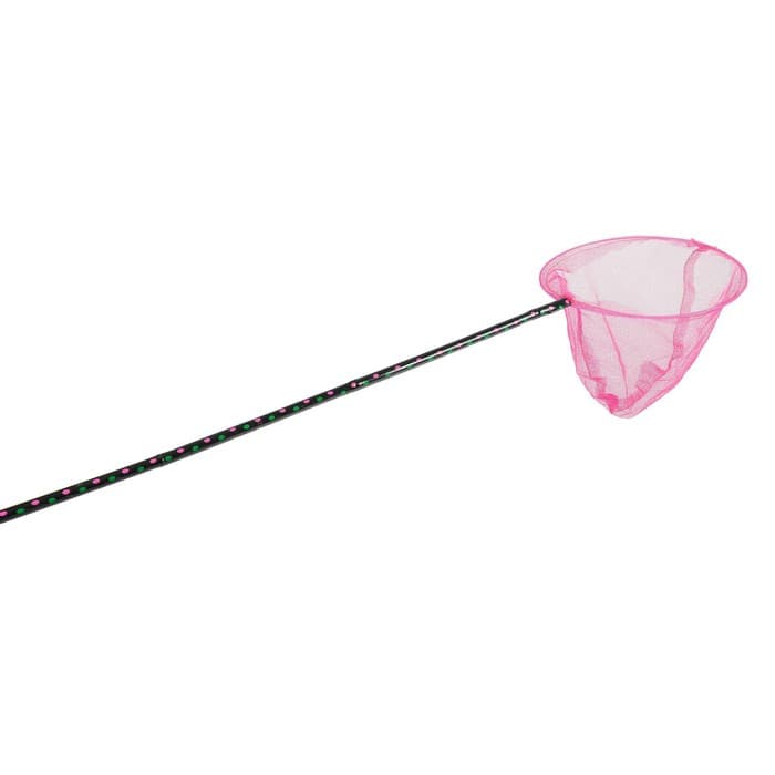 Сачок детский, ручка чёрный горох, 90 см, d=28 см, МИКС