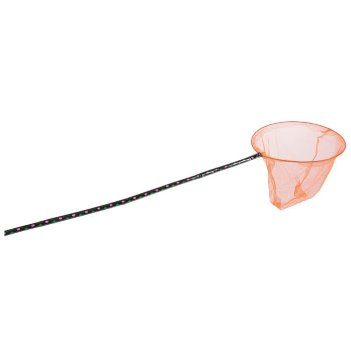 Сачок детский, ручка чёрный горох, 90 см, d=28 см, МИКС