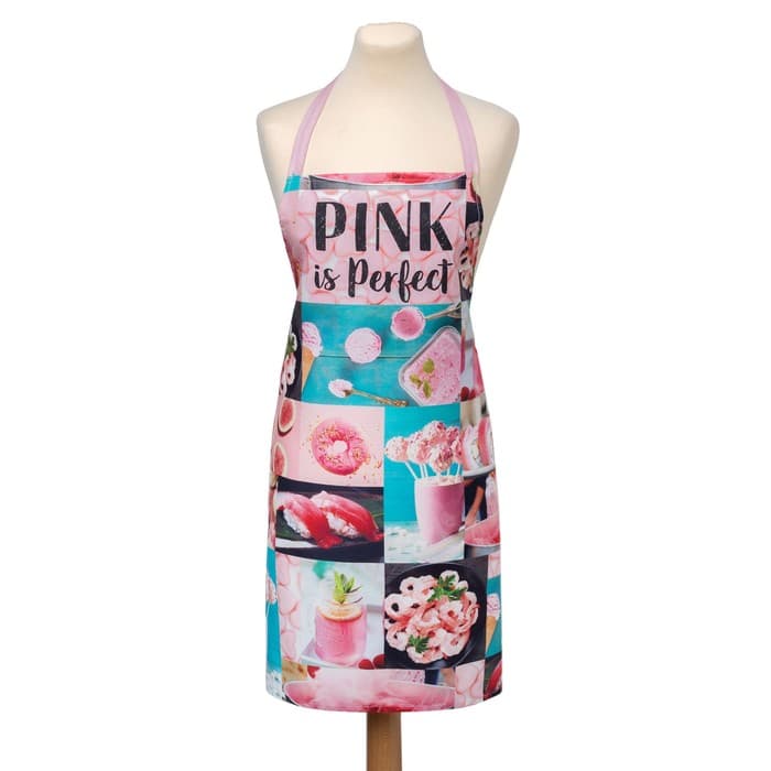 Фартук кухонный «Этель» PINK, 70×60 см, 100% хлопок, саржа 190 г/м²