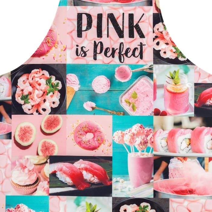 Фартук кухонный «Этель» PINK, 70×60 см, 100% хлопок, саржа 190 г/м²