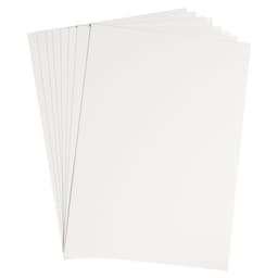 Картон белый А4, 8 листов двусторонний, мелованный, блок 230 г/м², EXTRA белизна, в папке, Calligrata TOP