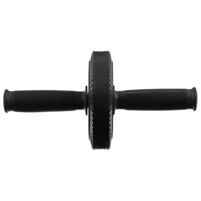 Ролик для пресса ONLYTOP, 27×14 см, с ковриком, цвет чёрный