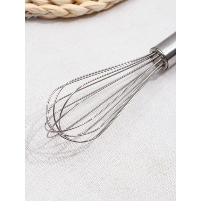Набор венчиков для взбивания Доляна «Стандарт», 3 шт.: 30 см, 25 см, 21 см, нержавеющая сталь, серебристый