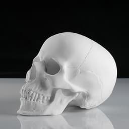 Гипсовая фигура анатомическая: «‎ЧЕРЕП анатомический», 14.5×22×16.5 см