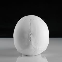 Гипсовая фигура анатомическая: «‎ЧЕРЕП анатомический», 14.5×22×16.5 см