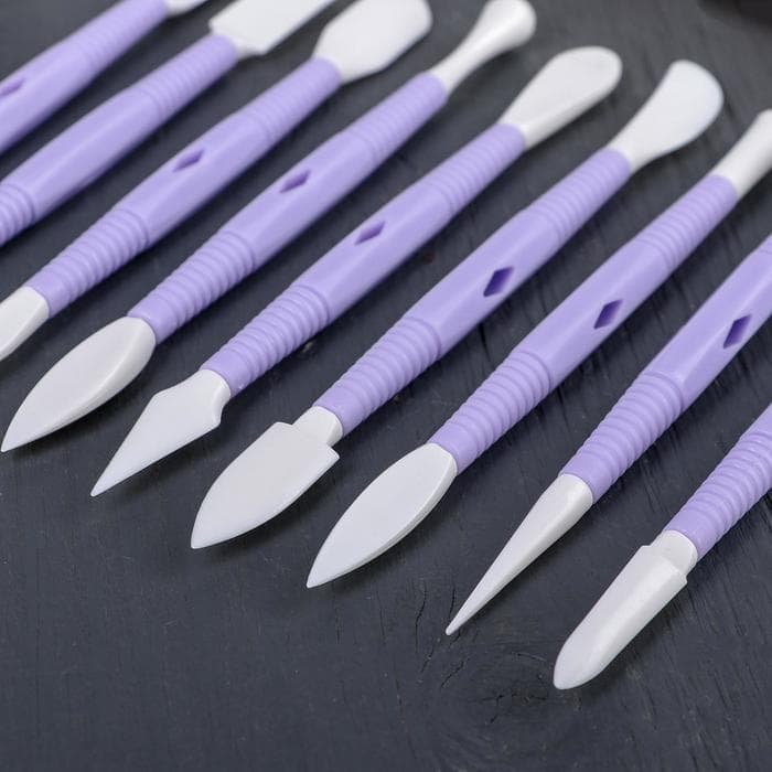 Стеки для моделирования кондитерских украшений Доляна, 9 шт., пластик, МИКС