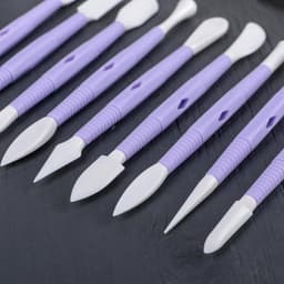 Стеки для моделирования кондитерских украшений Доляна, 9 шт., пластик, МИКС