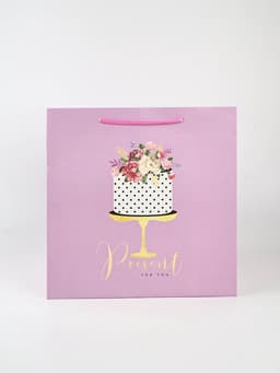 Квадратный пакет «Подарок для тебя», 30×30×30 см