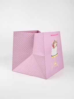 Квадратный пакет «Подарок для тебя», 30×30×30 см