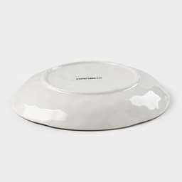 Тарелка глубокая Доляна «Космос», 550 мл, d=21.5 см, фарфор, белая, красная