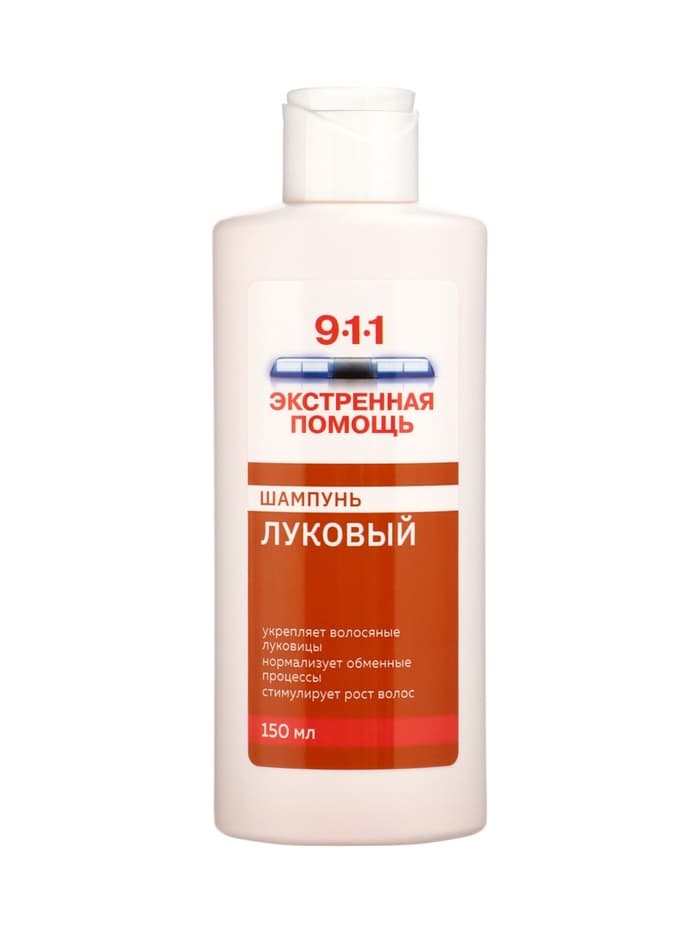Шампунь 911 «Луковый» от выпадения волос и облысения, 150 мл