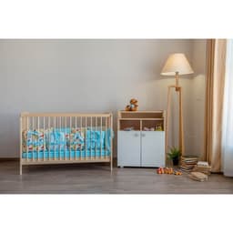 Кровать детская Polini kids Simple 101, натуральная