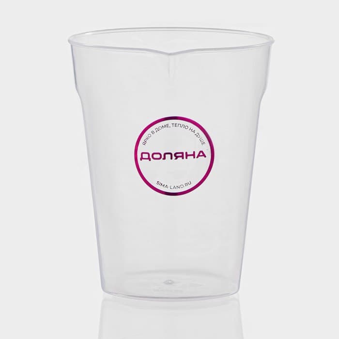 Стакан мерный Доляна, 250 мл, прозрачный