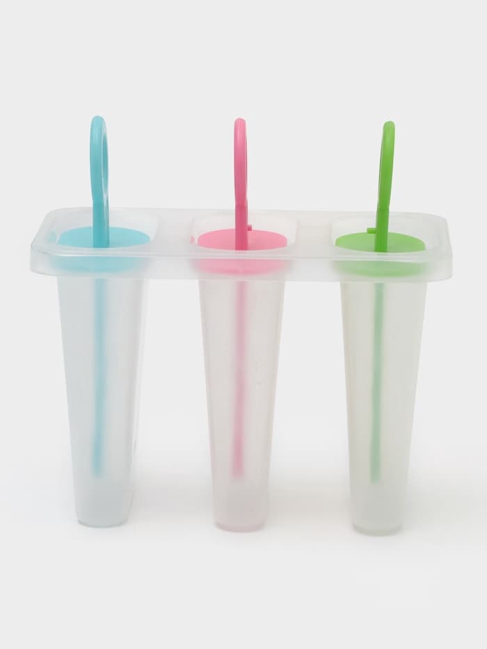 Форма для мороженого Доляна «Симпл», 11×11×6.5 см, 3 ячейки, прозрачная