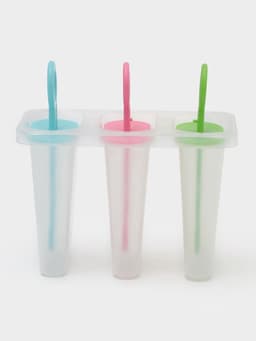 Форма для мороженого Доляна «Симпл», 11×11×6.5 см, 3 ячейки, прозрачная