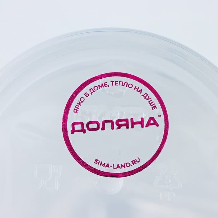 Стакан мерный Доляна, 1 л, прозрачный