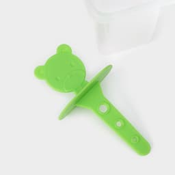 Форма для мороженого Доляна «Медвежонок», 13×11.5×7.5 см, 4 ячейки, пластик, прозрачная