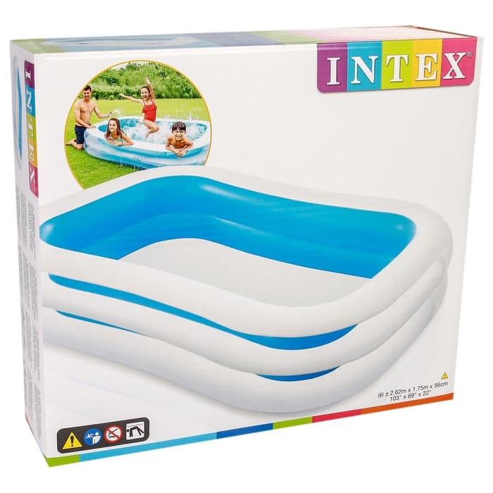 Бассейн надувной «Семейный», 262×175×56 см, от 6 лет, 56483NP INTEX