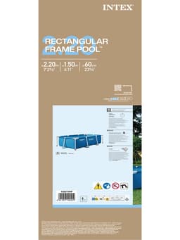 Бассейн каркасный INTEX Frame Set 28270NP, 220×150×60 см, от 6 лет, прямоугольный