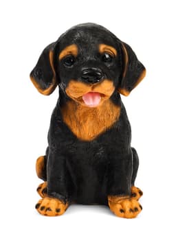 Садовая фигура из полистоуна «Щенок Ротвейлера», 28×23×19 см