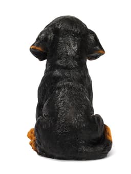 Садовая фигура из полистоуна «Щенок Ротвейлера», 28×23×19 см