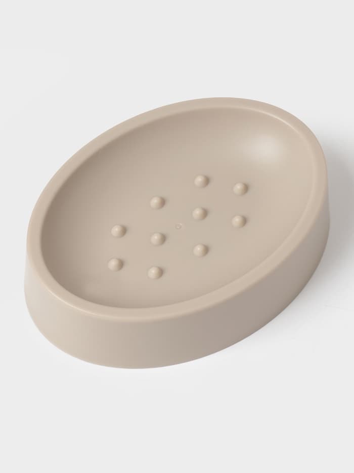 Набор аксессуаров для ванной комнаты SAVANNA «Сильва», 6 предметов (дозатор, мыльница, 2 стакана, ёршик, ведро), цвет серый