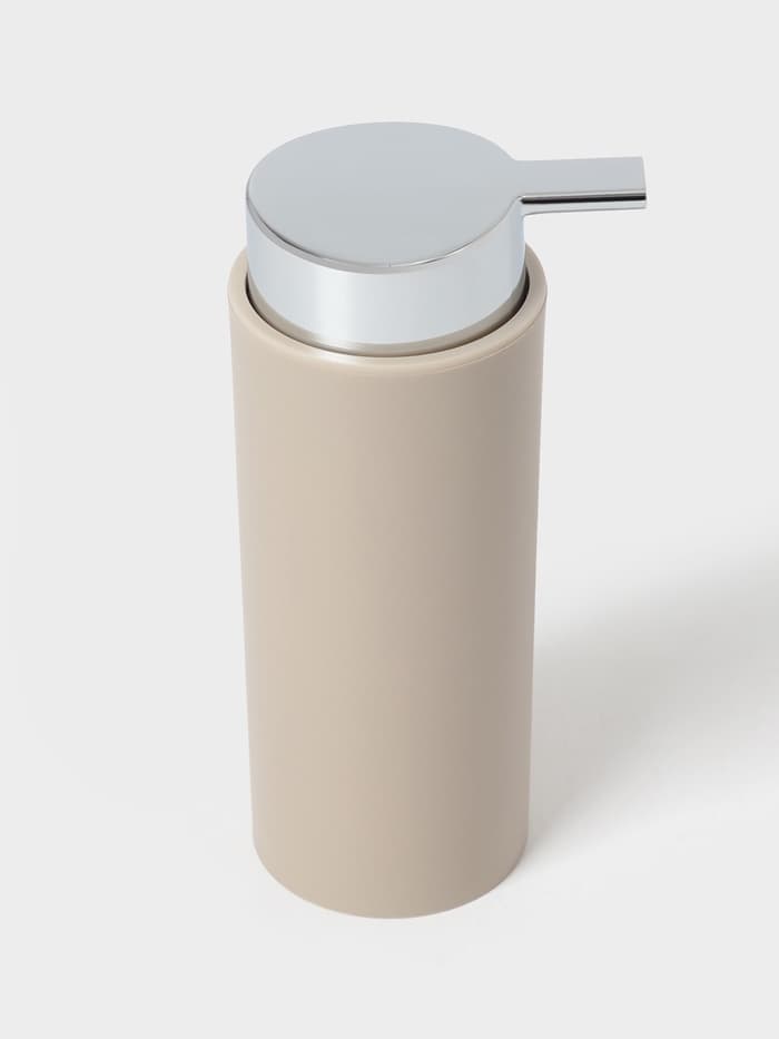 Набор аксессуаров для ванной комнаты SAVANNA «Сильва», 6 предметов (дозатор, мыльница, 2 стакана, ёршик, ведро), цвет серый