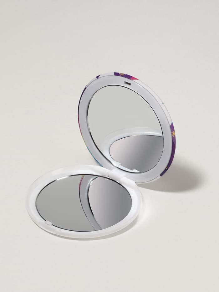 Зеркало складное «Единороги», d=7 см, рисунок МИКС