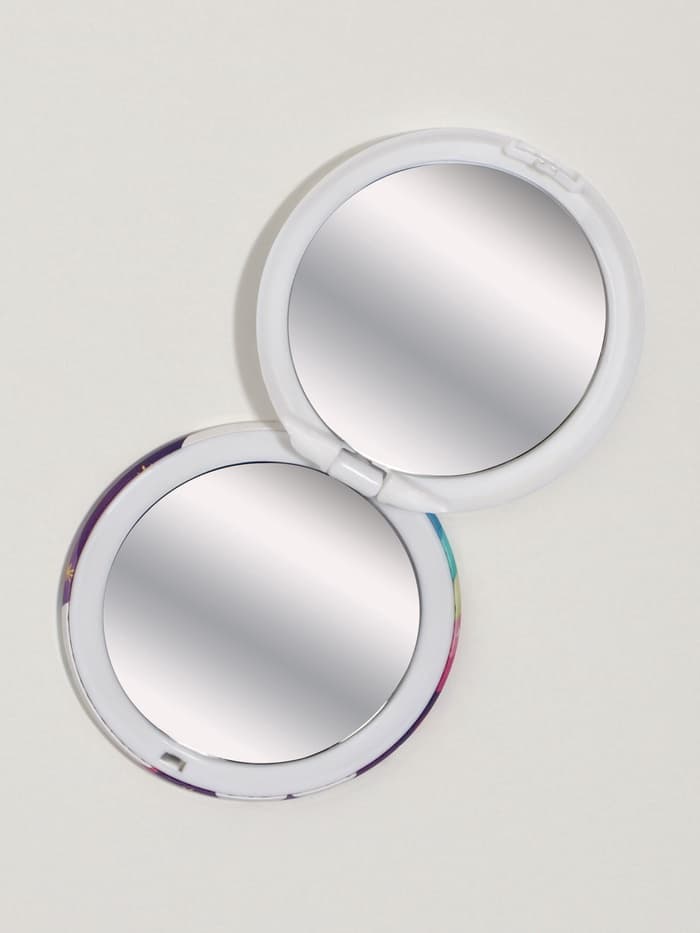 Зеркало складное «Единороги», d=7 см, рисунок МИКС