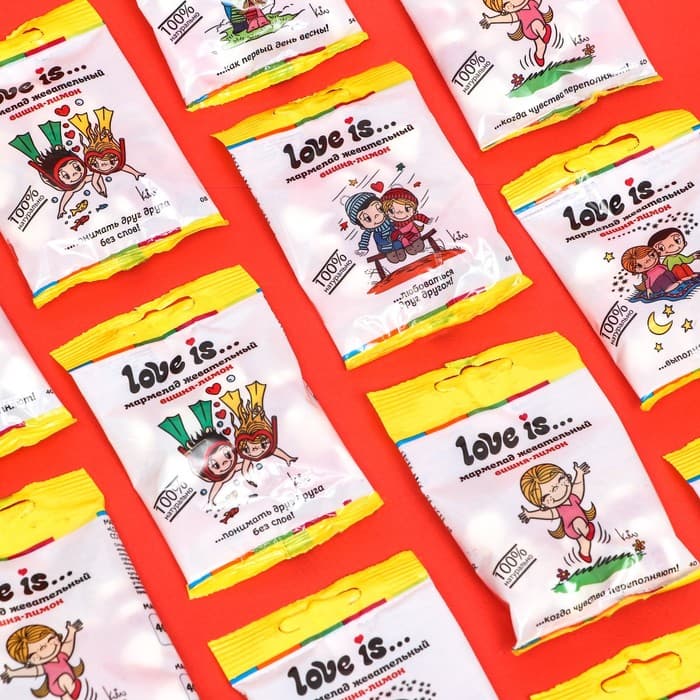 Мармелад Love Is «ЖуйМиксик», вишня-лимон, 20 г