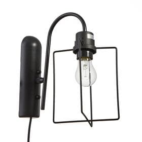 Бра «Фламент», 1×40 Вт E27, черный, 25×16×33 см