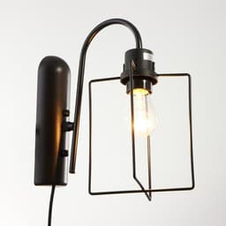 Бра «Фламент», 1×40 Вт E27, черный, 25×16×33 см