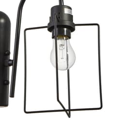 Бра «Фламент», 1×40 Вт E27, черный, 25×16×33 см