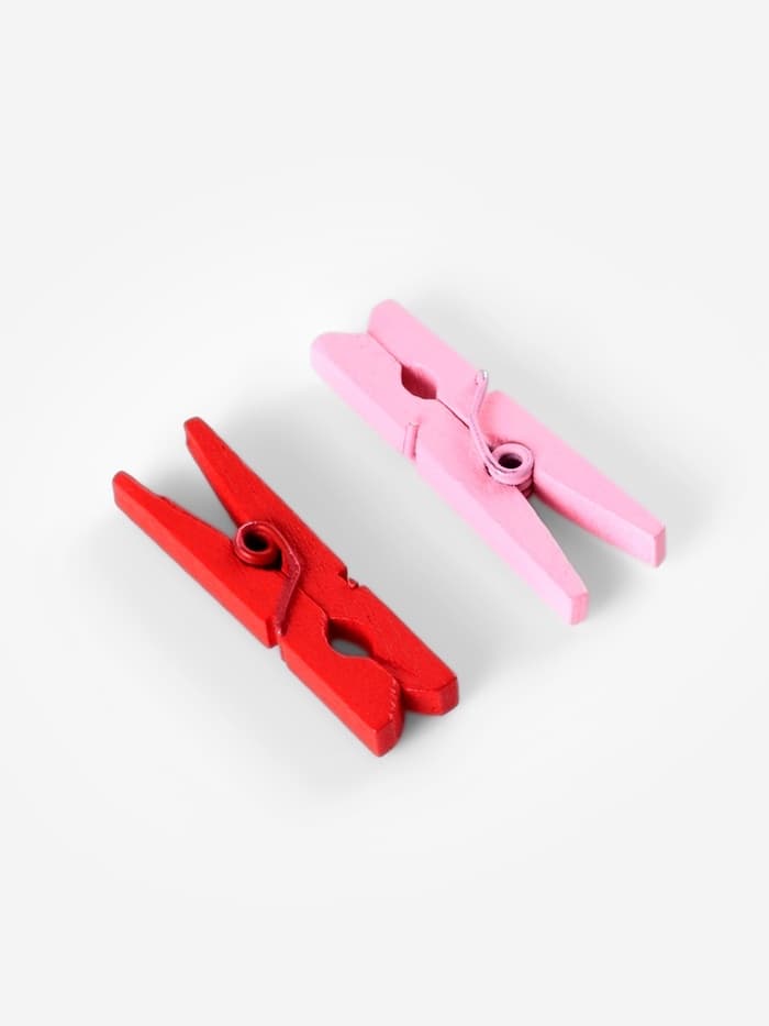 Прищепки для шитья, 3×0.5×0.3 см, 10 шт., разноцветные