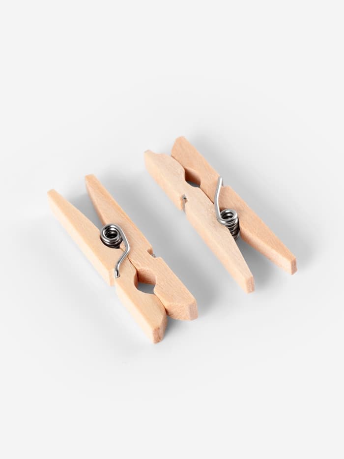 Прищепки для шитья, 3×0.5×0.3 см, 10 шт., бежевые