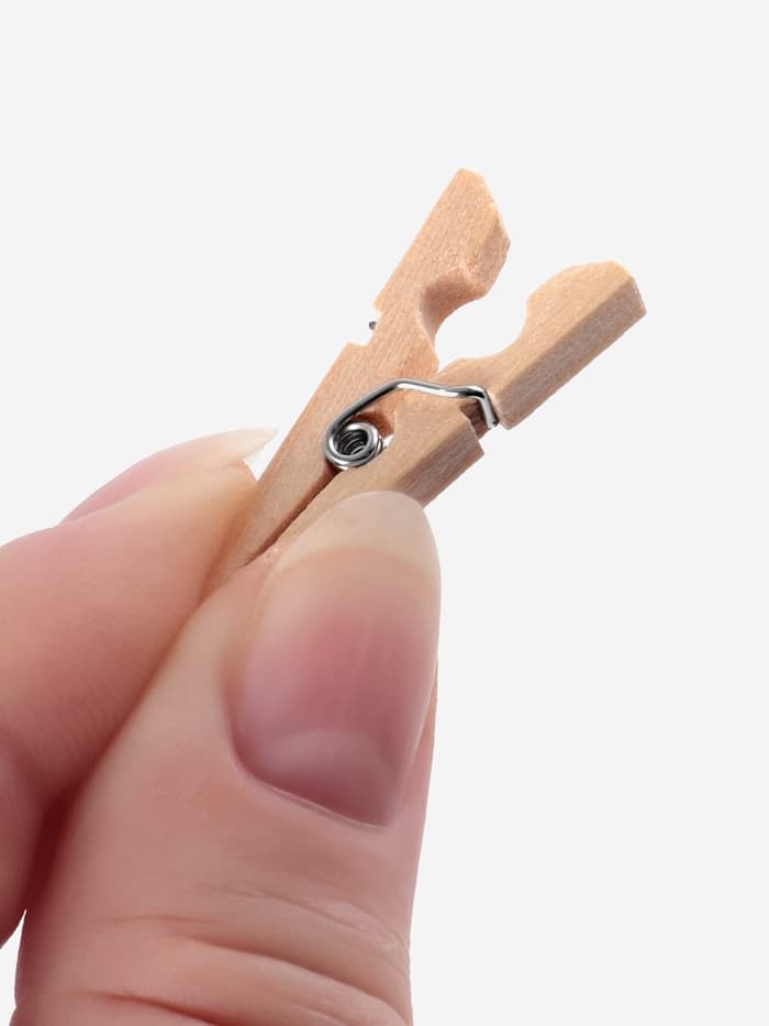 Прищепки для шитья, 3×0.5×0.3 см, 10 шт., бежевые