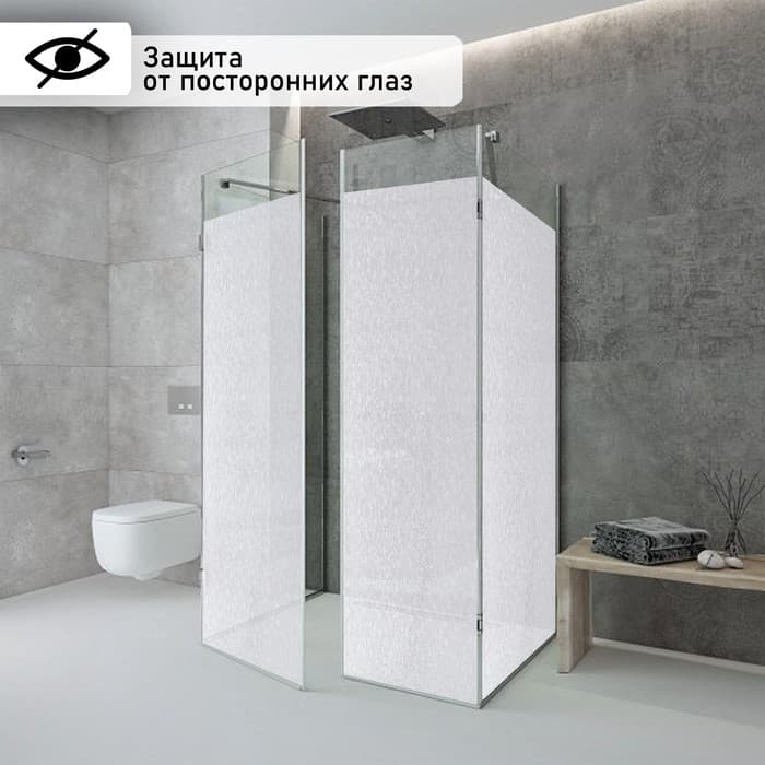 Плёнка витражная «Камушки», прозрачная, 45×200 см
