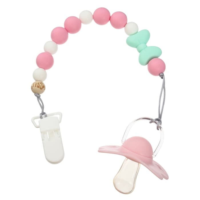 Держатель для соски - пустышки M&B «Нежность», силиконовый