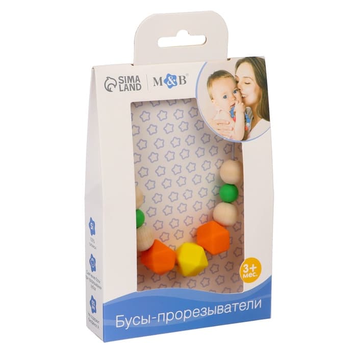 Слингобусы - прорезыватель M&B «Малыш», виды МИКС