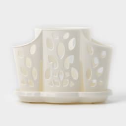 Подставка для столовых приборов Plastic Centre «Камелия», 3-х секционная, пластик, МИКС