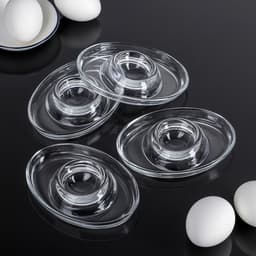 Подставки для яиц Paşabahçe Basic, набор 4 шт. стекло, прозрачные