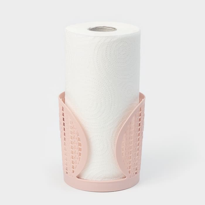 Держатель для бумажных полотенец «Вязание», настольный, 13.5×14 см, МИКС