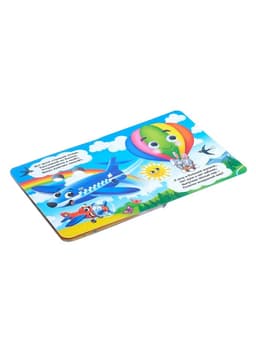 Книга картонная с глазками «Весёлые машинки», 10 стр.