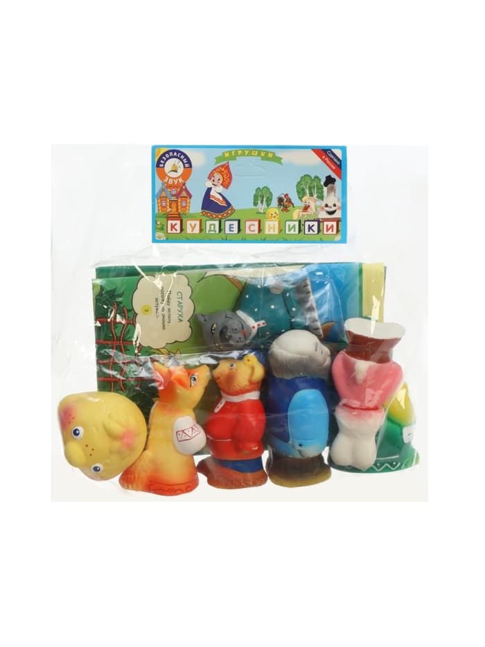 Набор резиновых игрушек «Колобок», 7 шт.