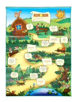 Набор резиновых игрушек «Колобок», 7 шт.