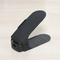 Подставка для хранения обуви регулируемая, 26×10×6 см, чёрная